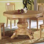 Round Wood Dining Room Table Sets Tags Throughout Set Remodel 16