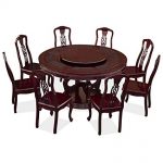 Amazon.com - ChinaFurnitureOnline Rosewood Round Dining Table Set