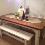 Rustic Kitchen Table Sets and Bench