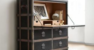 Ludlow Trunk Secretary Desk | Pottery Barn