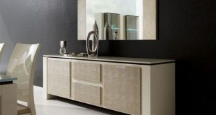 contemporary modern dining room buffet with mirror | Home - Cabinet