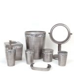 silver bathroom accessories | Bathroom | Glitter toilet seat, Silver