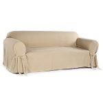 Shop Classic Slipcovers Brushed Twill Loveseat Slipcover - Free