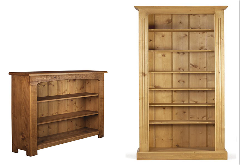 Pine Bookcase: A Small Library u2013 DesigninYou