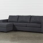 Remington Charcoal 2 Piece Sleeper Sectional W/Laf Storage Chaise