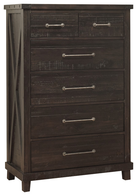 Yosemite Solid Wood Chest, Cafe - Rustic - Dressers - by Modus