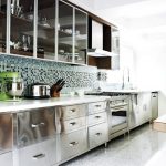 Stainless steel kitchen cabinet! Love this but i would change the