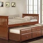 Amazon.com: LZ LEISURE ZONE Captain's Bed Twin Daybed with Trundle