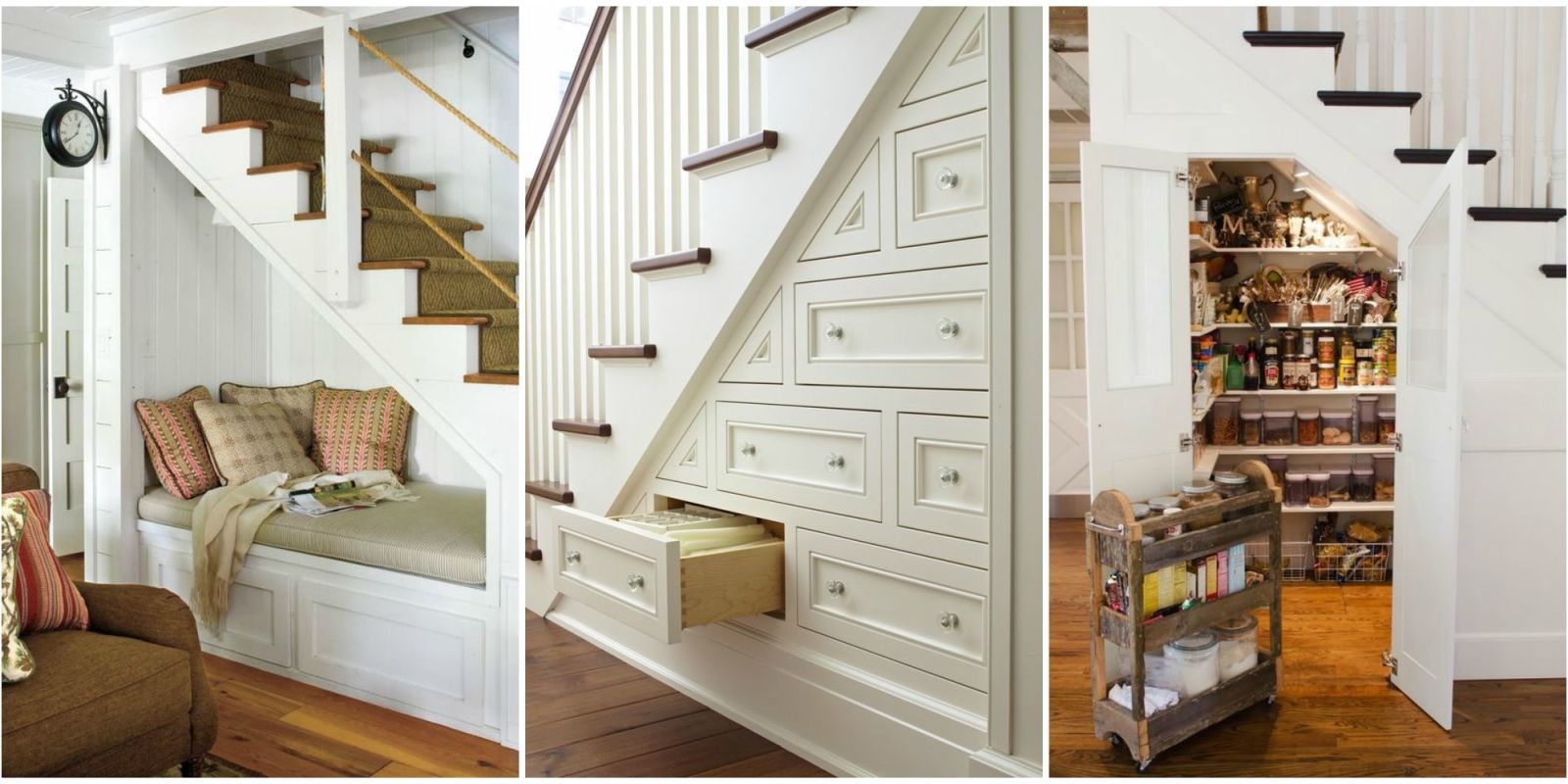 15 Genius under Stairs Storage Ideas - What to Do With Empty Space