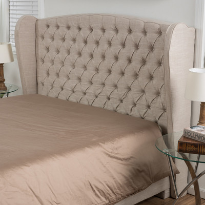 Buy Cadmore Upholstered Wingback Headboard Size: King/California