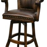 Upholstered Arms | Chalet | Bar Stools, Stool, Wood bar stools