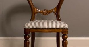 Victorian Style Dining Chair Bespoke Upholstered by Feather & Weave