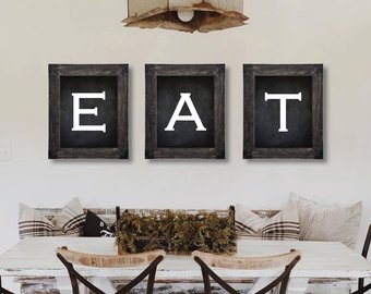 Dining room wall art | Etsy