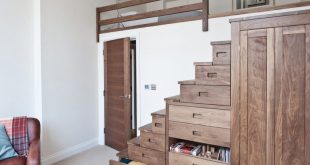 ingenious small bedroom design where under bed storage is take to another  level with drawer-