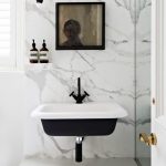 Toorak Residence by Hecker Guthrie | Bathrooms | Black sink, White