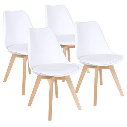 Amazon.com - Furmax Mid Century Modern DSW Dining Chair Upholstered