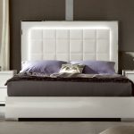 Contemporary white high gloss italian bedroom furniture