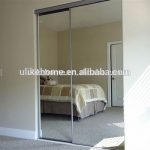 Paint White Aluminum Sliding Mirror Wardrobe Doors - Buy Aluminium