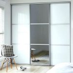Extraordinary Bedroom Sliding Doors Classic 2 Soft White 1 Mirror