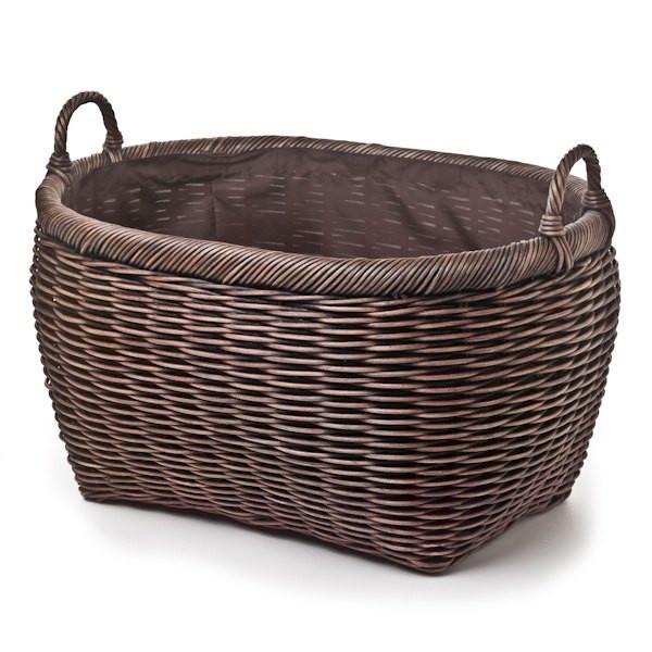 Oval Wicker Laundry Basket | Storage Basket | The Basket Lady
