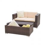 Amazon.com : Great Deal Furniture Westlake Outdoor Brown PE Wicker