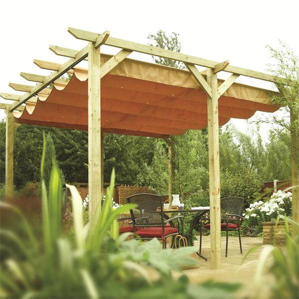 Verona Wooden Pergola | Garden Sun Canopy | Gazebo Direct