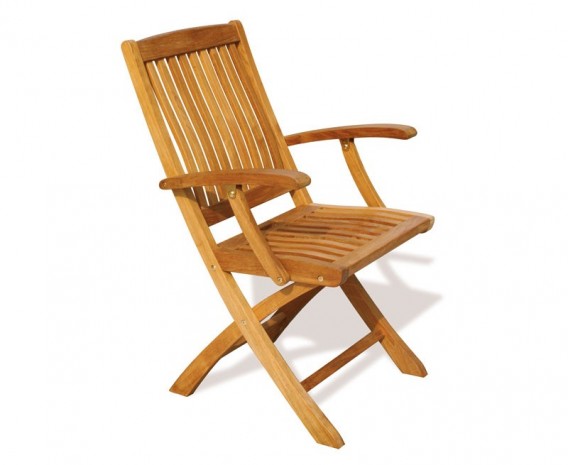 Wooden folding chairs with arms are best option to choose for simple