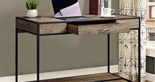 Amazon.com: Aingoo Large Writing Desk with Drawer 43x22 Rustic