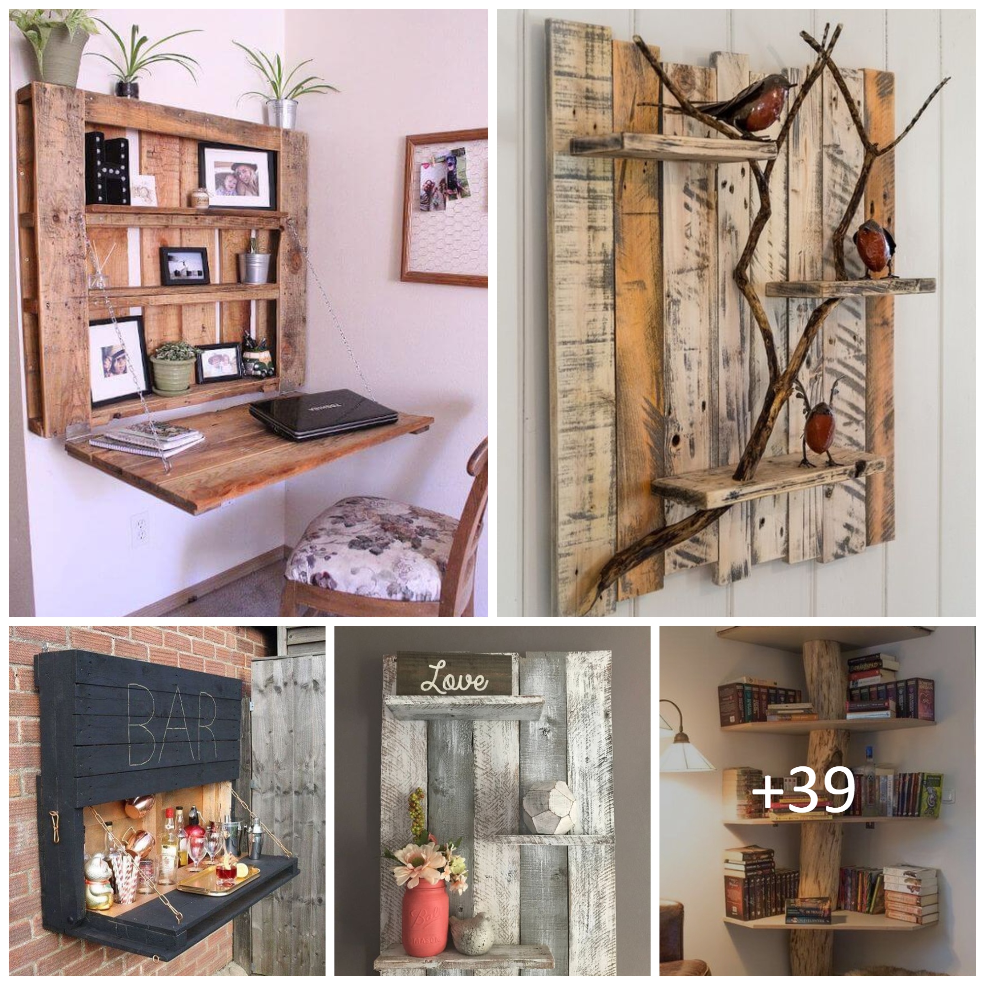 Easy-To-Craft Pallet Shelves