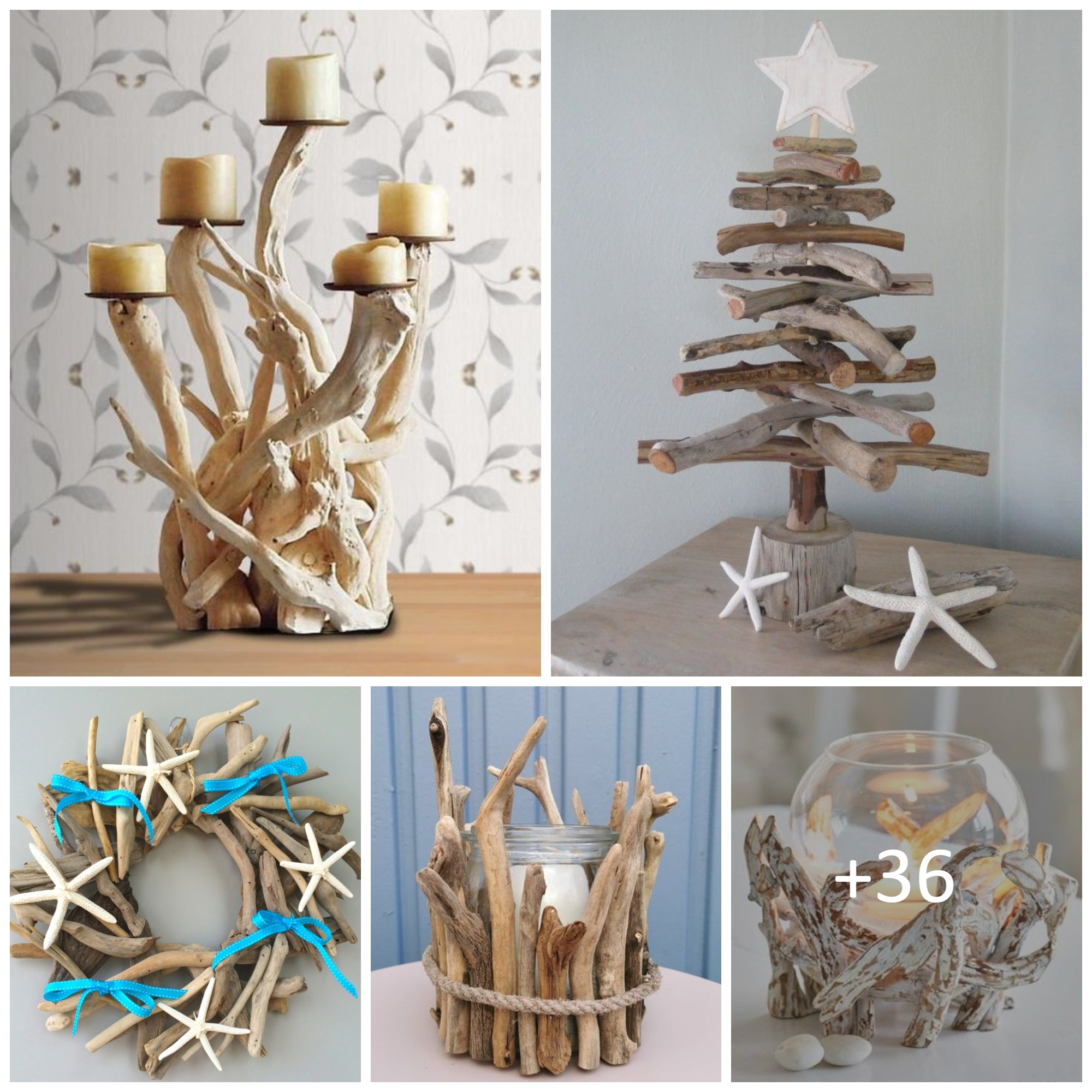 DIY Projects Made With Upcycled Driftwood