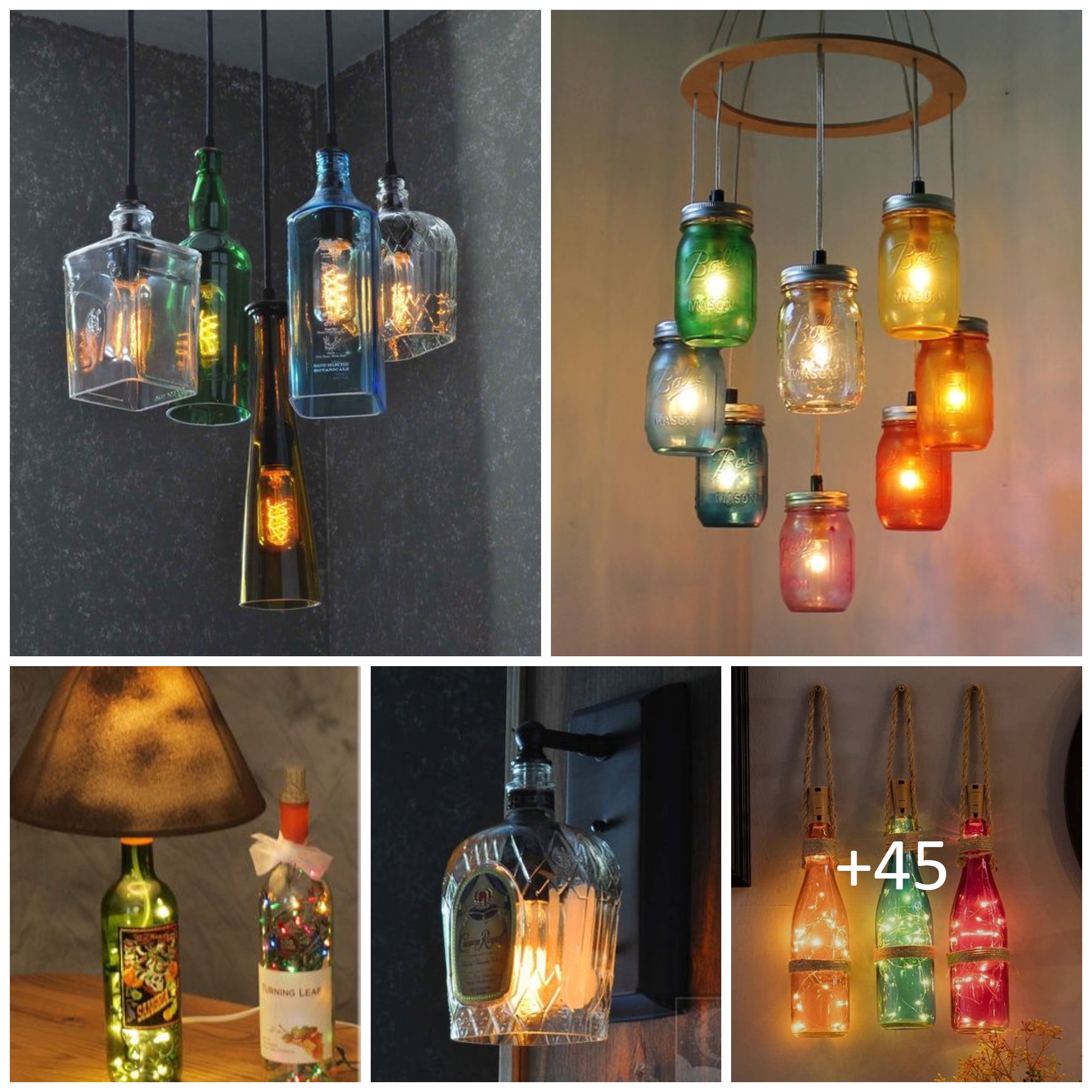 Unique Bottle Light Ideas For Creative Lighting