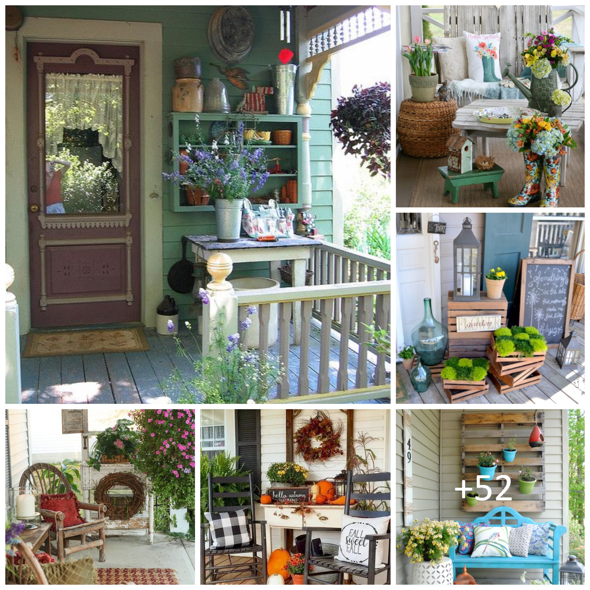 Lovely Spring Front Porch Decor Ideas