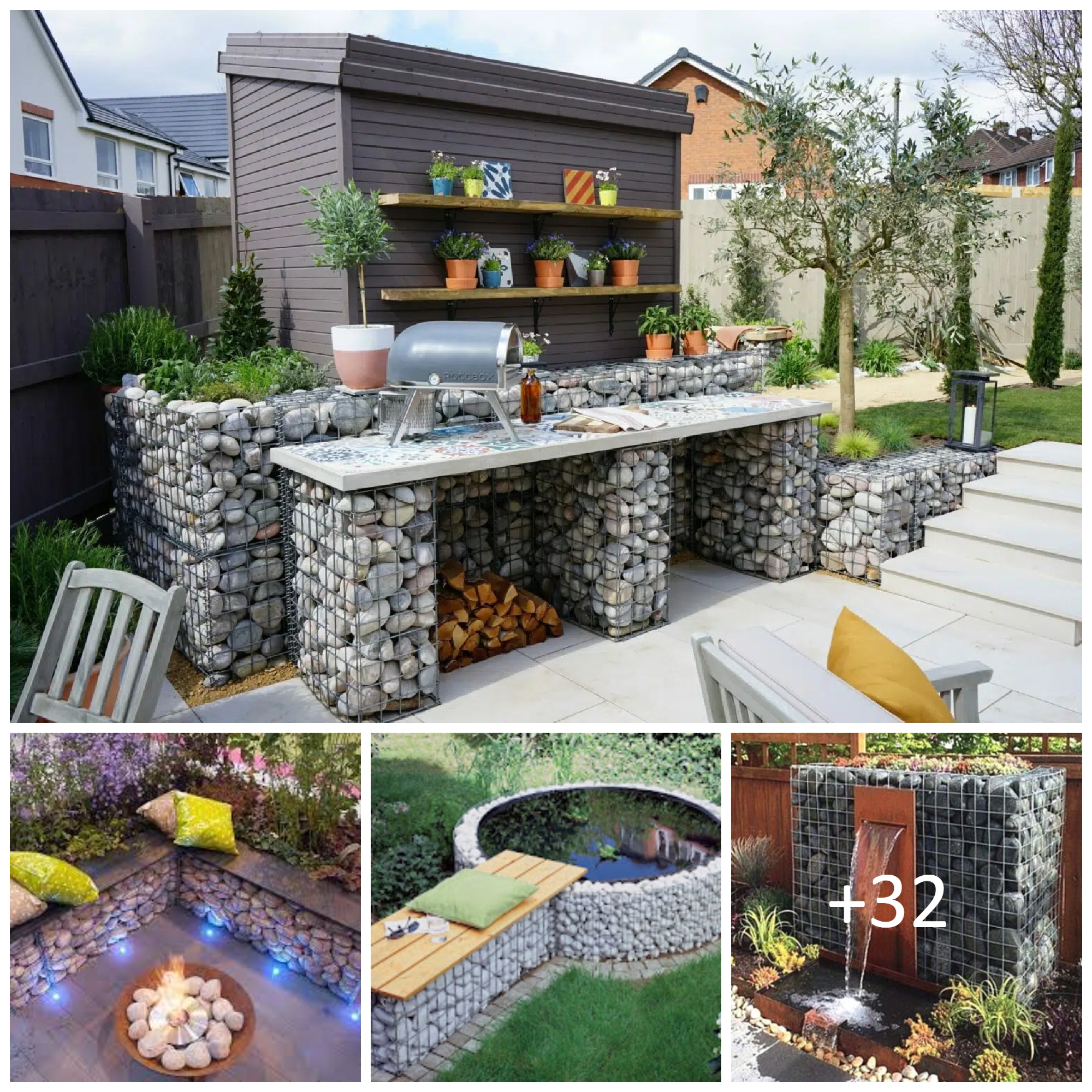 Attractive and Practical Gabion Ideas