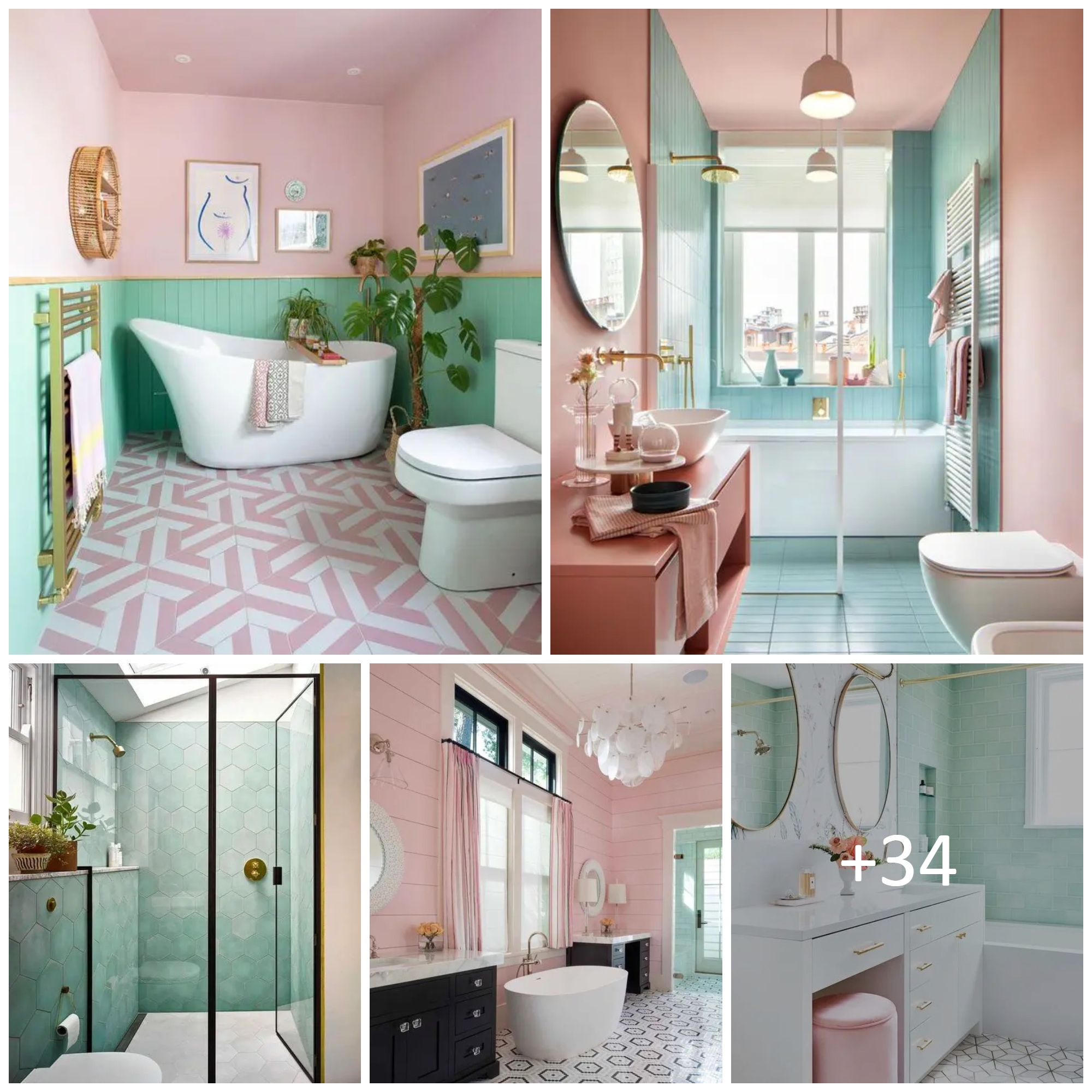 Pastel Bathroom Designs