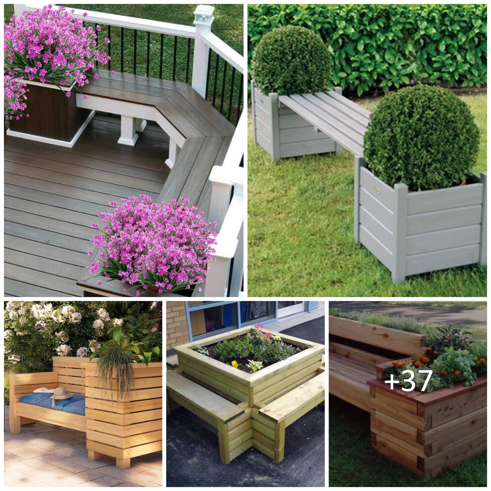 Delightful Planter Bench Designs That Are Worth Seeing