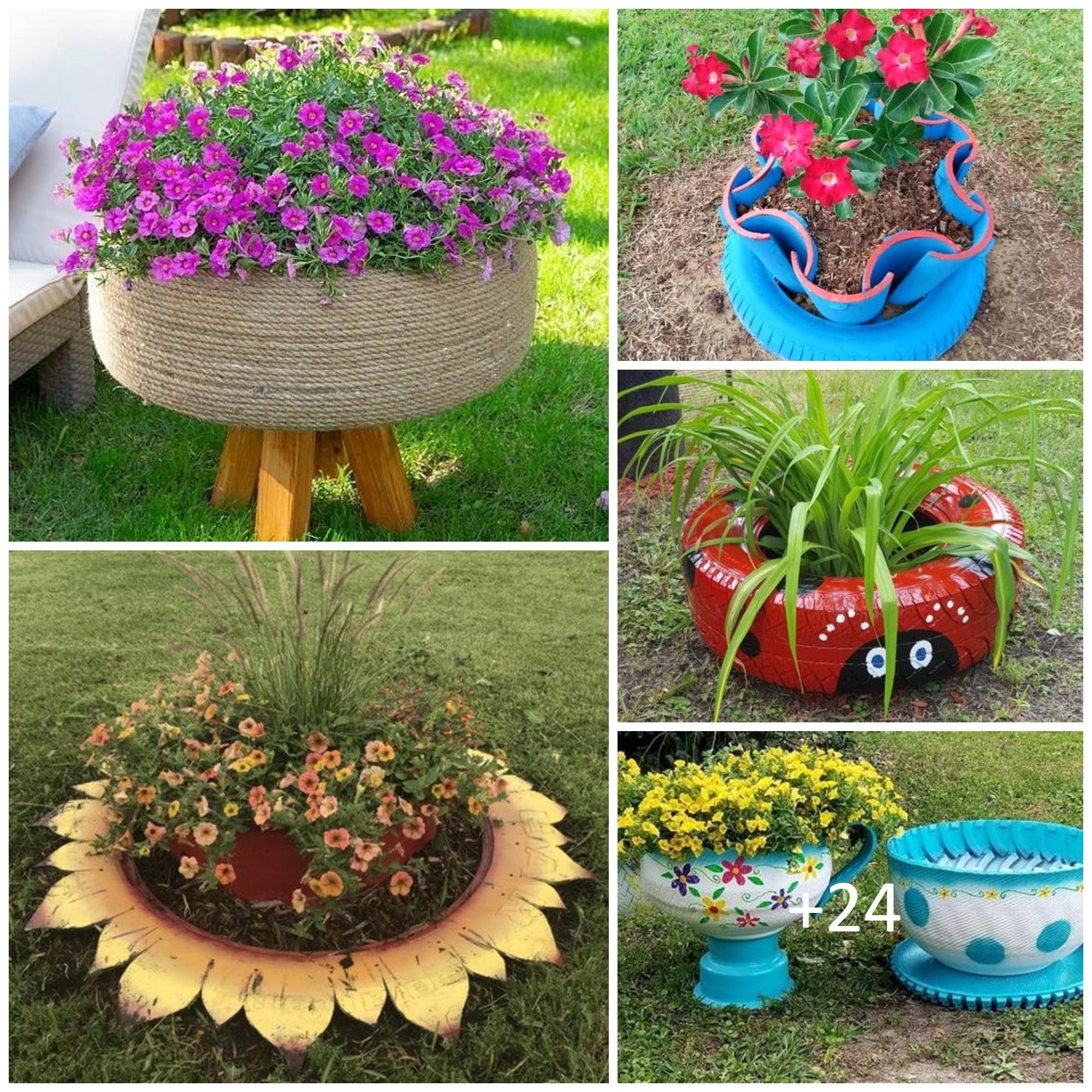 Adorable DIY Tire Planter Ideas That Will Make Your Garden the Cutest on the Block