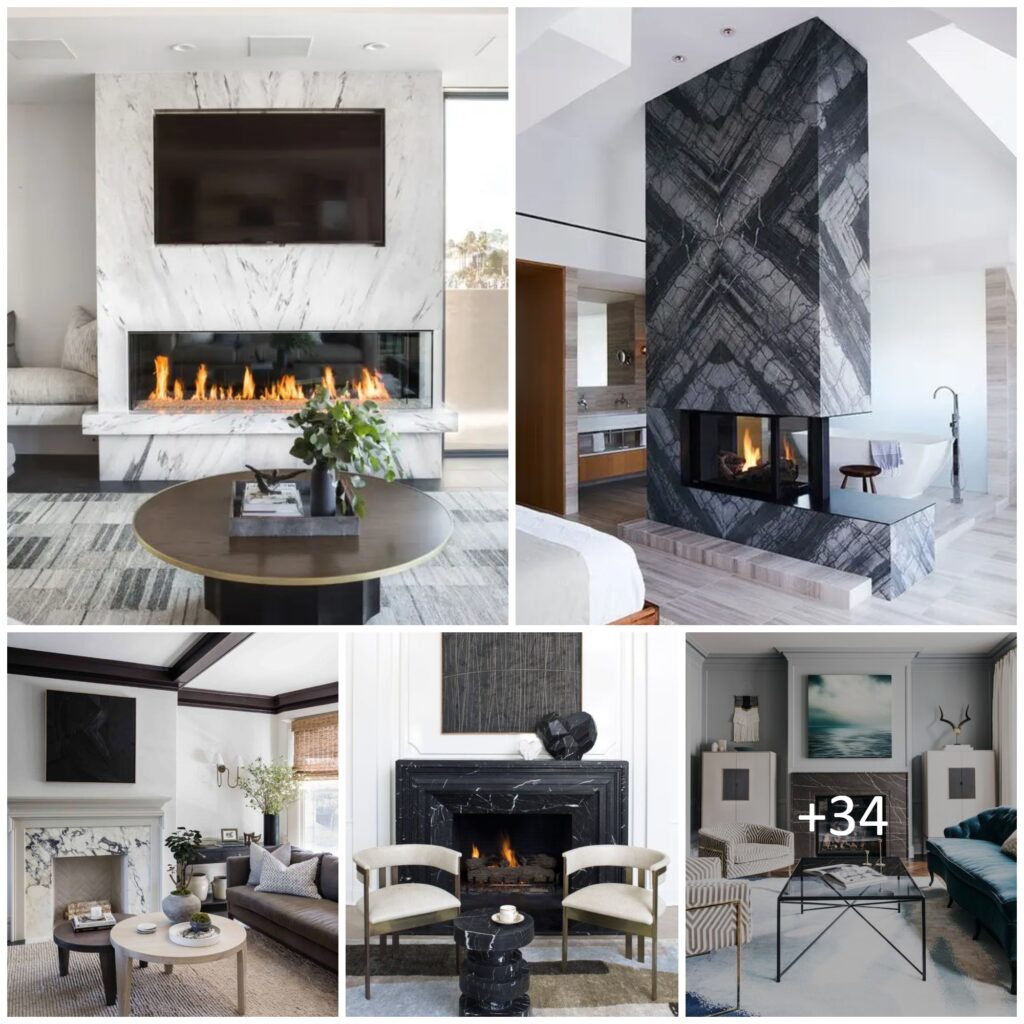 27 Marble Fireplace Ideas That Are Chic and Elegant (1)