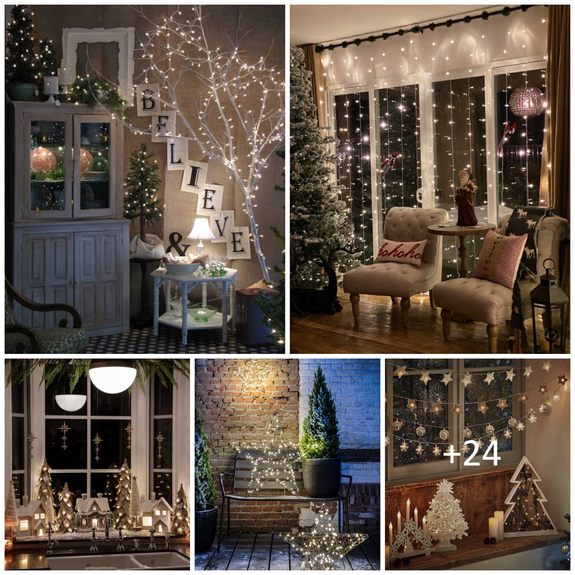 40+ Fantastic DIY decoration ideas for Christmas with lights