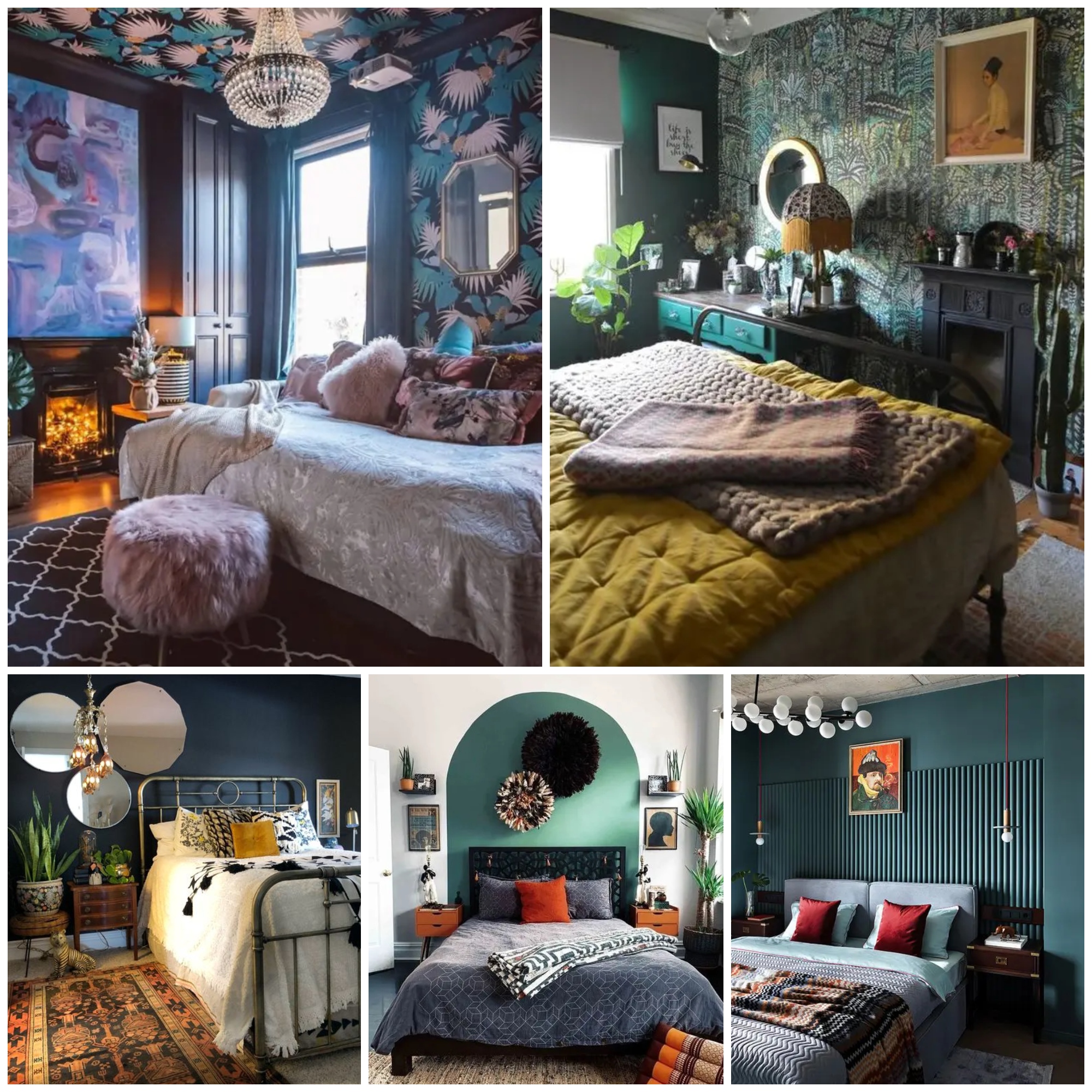 Bold Eclectic Bedroom Décor Ideas