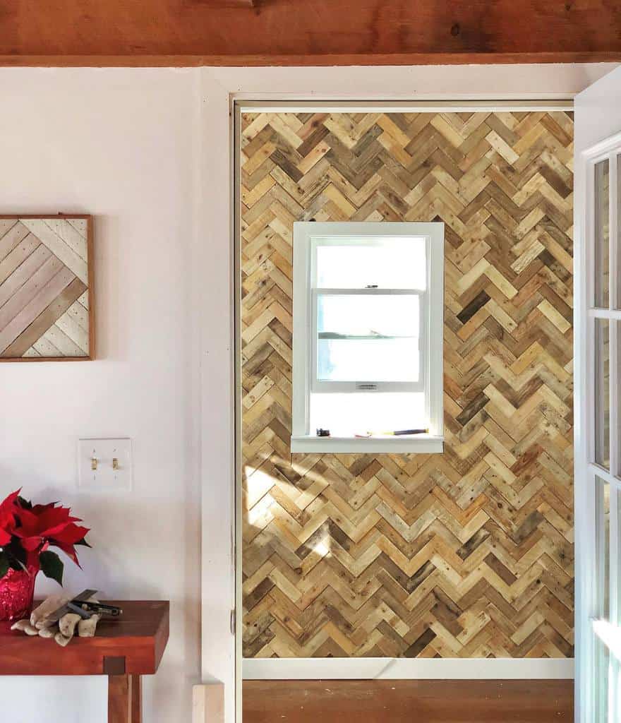 Wooden wall paneling design patterns 
