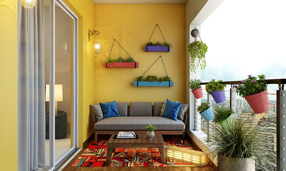 Balcony interior design guide before bringing in furniture and decoration