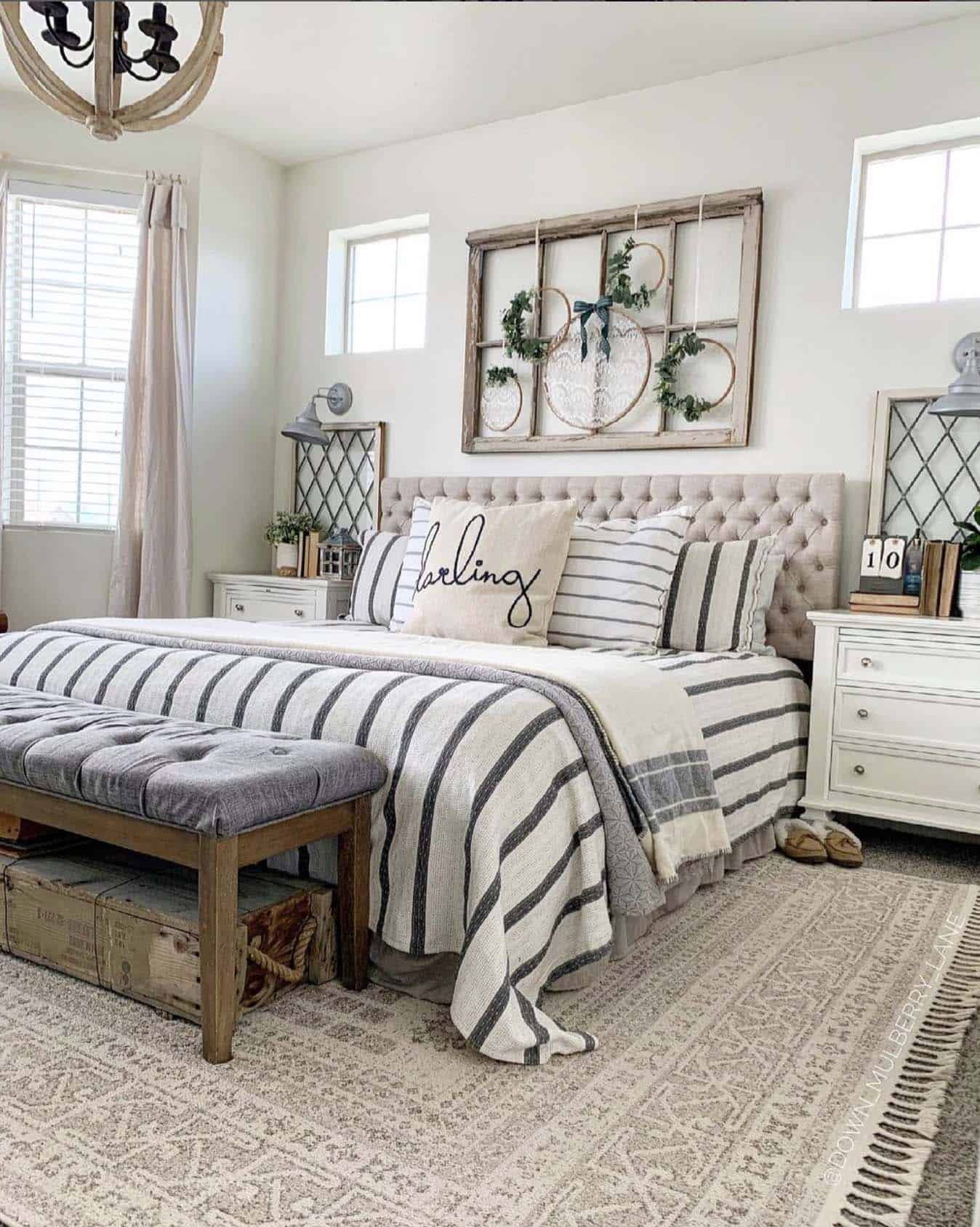 Dreamy country house style bedroom