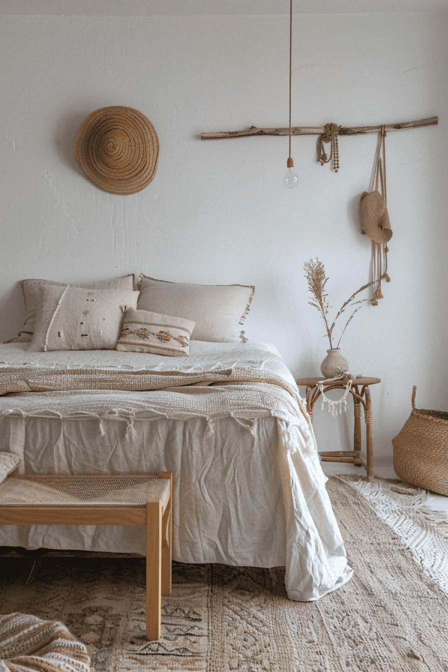 Calming Neutral Boho Style Bedrooms 1709367750 3