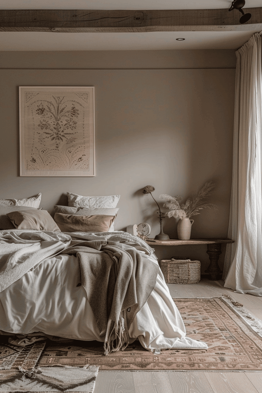 Muted color schemes for boho style bedrooms 1709380678 4