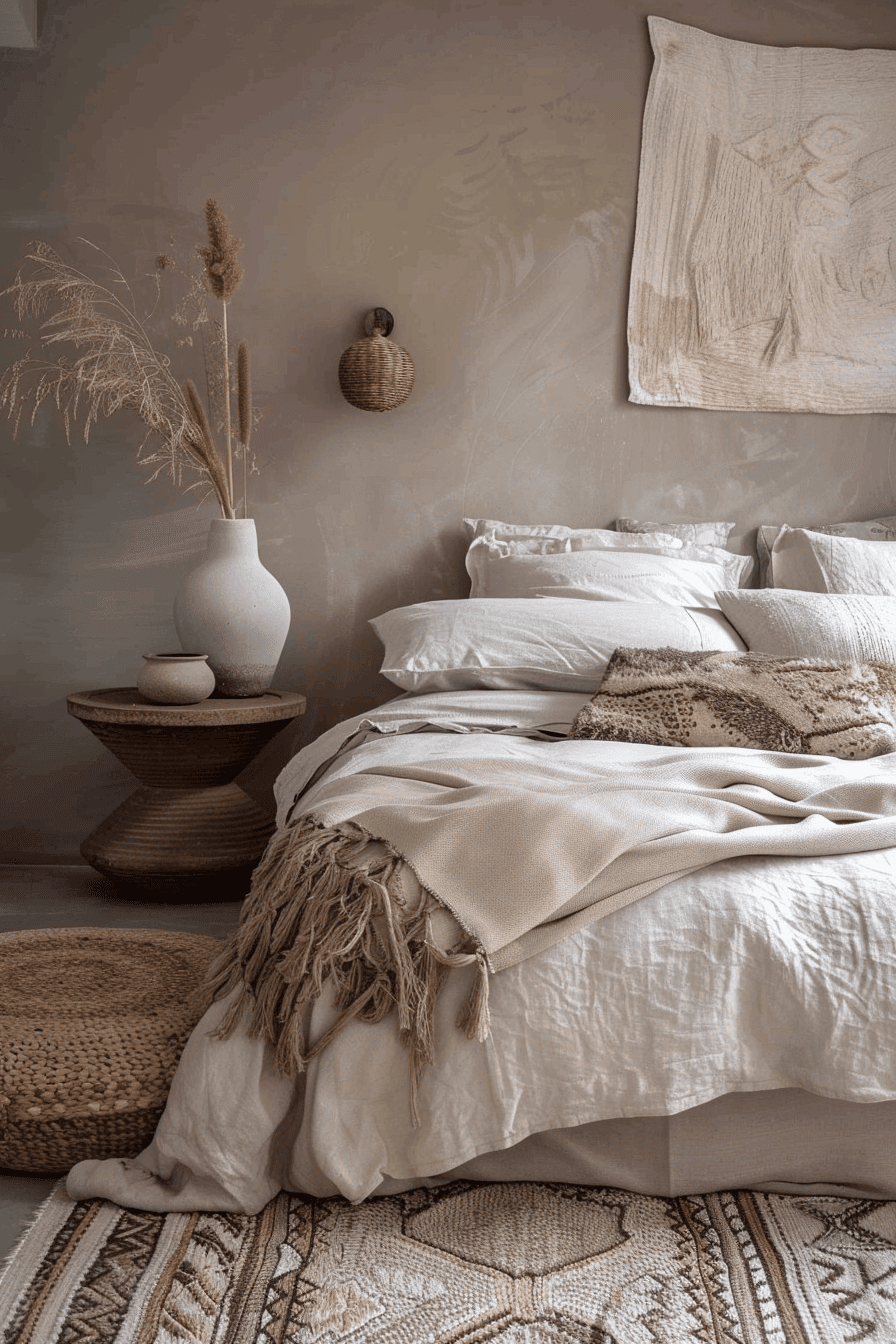 Muted color schemes for boho style bedrooms 1709380678 1