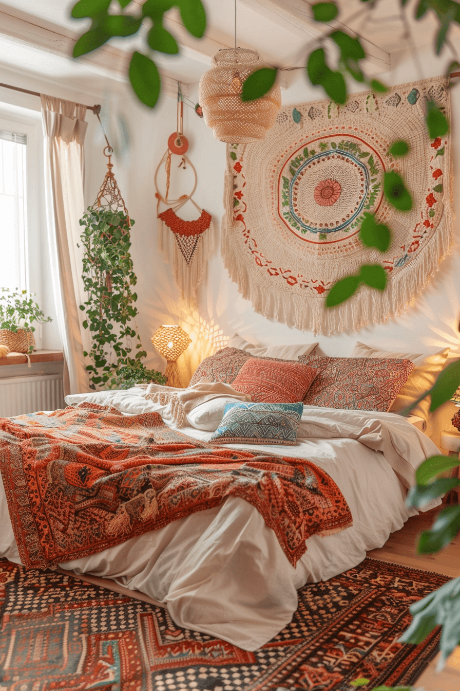 Layered bohemian bedroom ideas with decor 1709381923 1