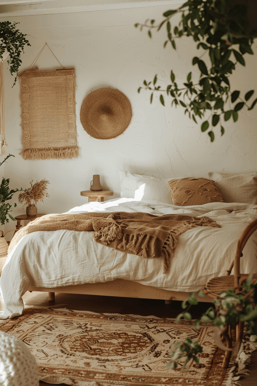Low profile and decor to high boho style bedroom 1709382350 3