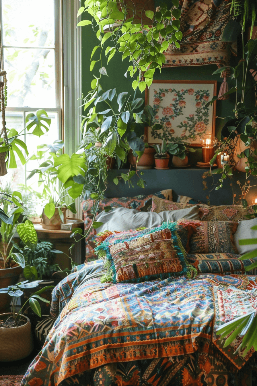 Plants go with everything boho style bedroom 1709383823 2