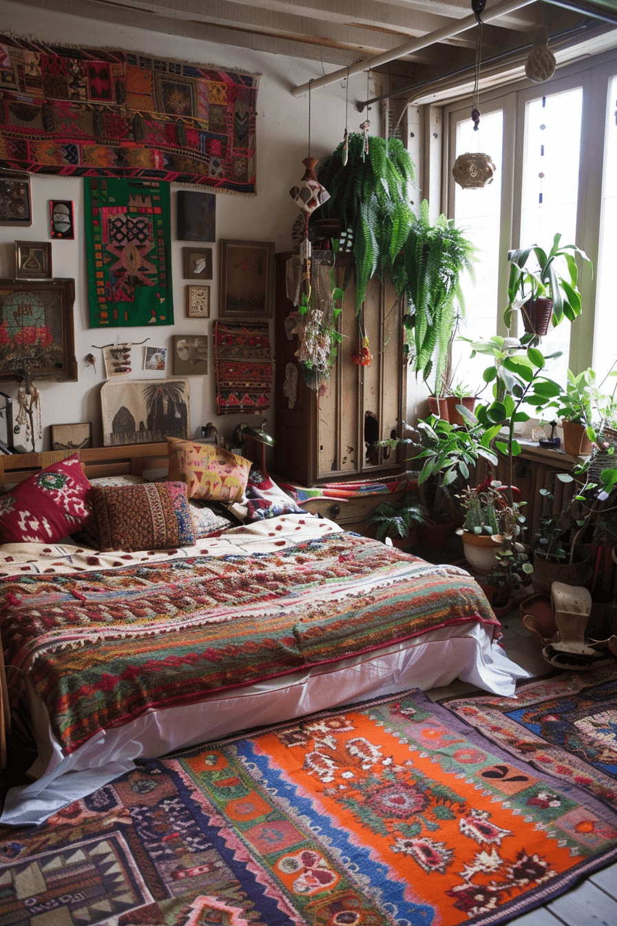 Low profile and decor to high boho style bedroom 1709382350 1
