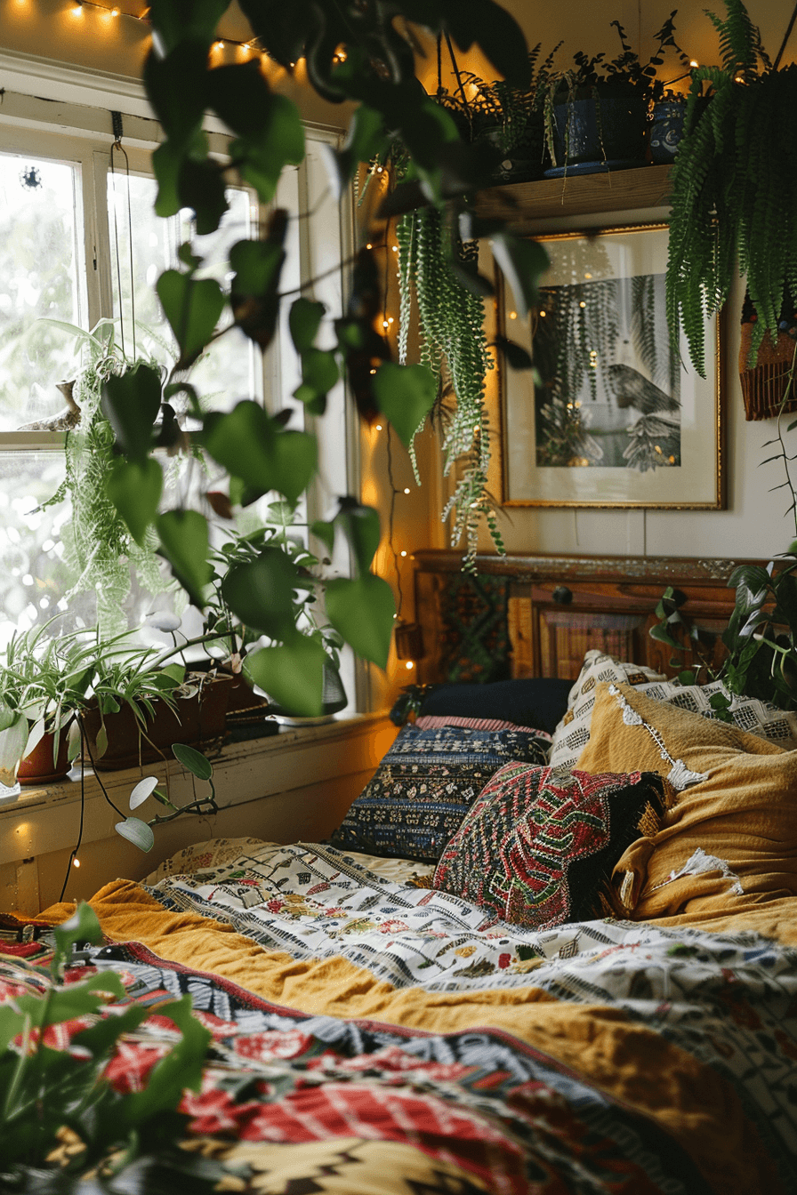 Plants go with everything boho style bedroom 1709383823 3